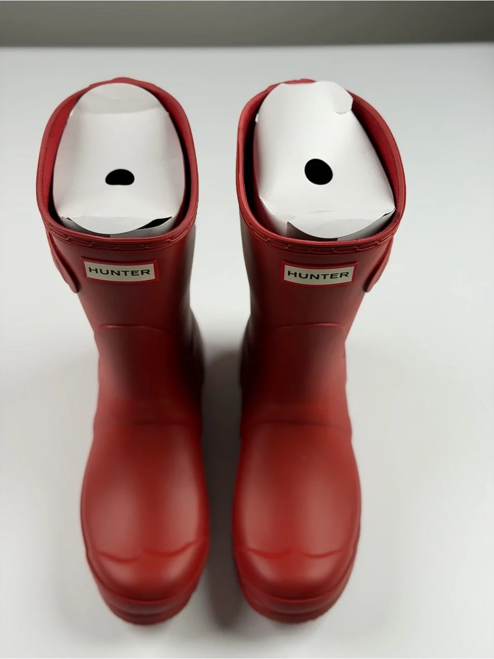 Hunter Women's Original Short Rain Boots in Military Red, Size 7